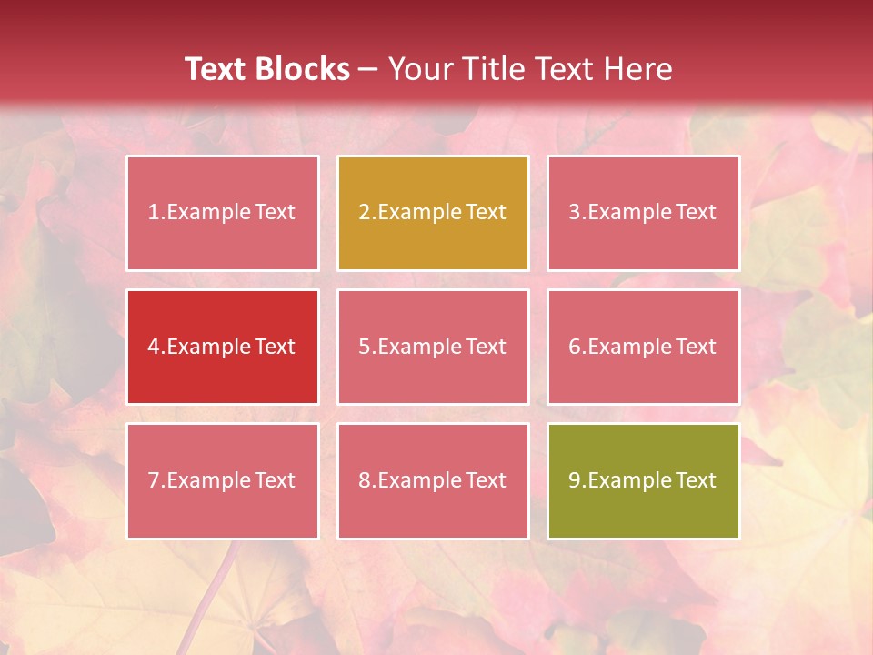 Nature October Old PowerPoint Template