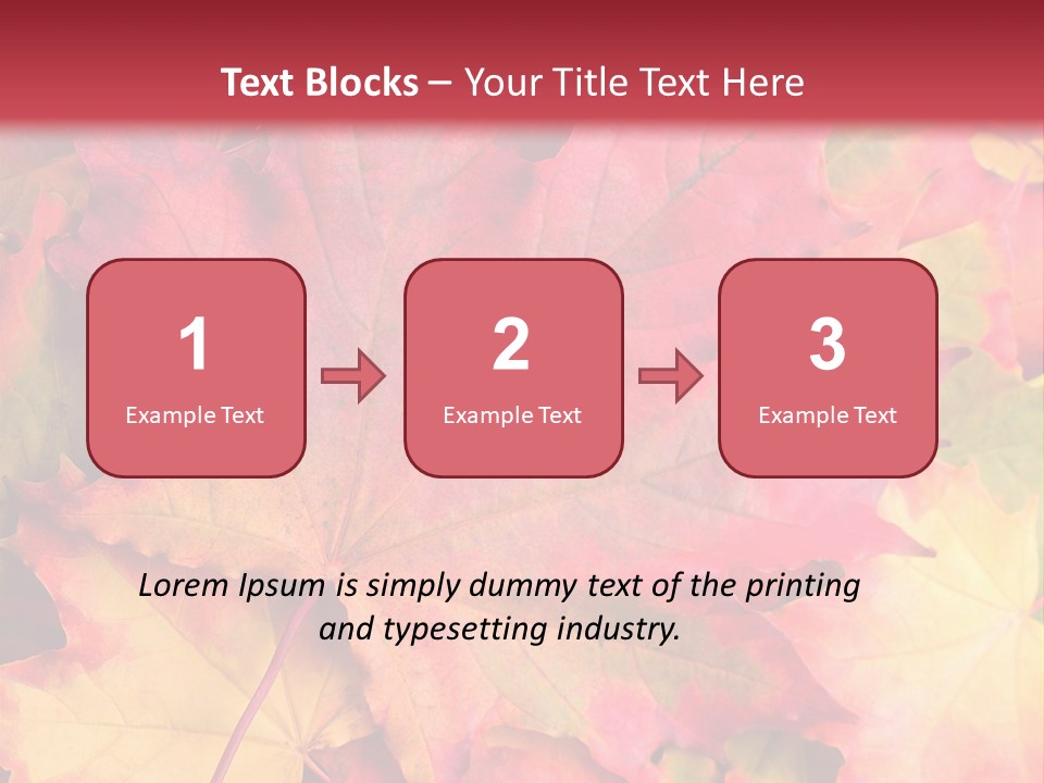 Nature October Old PowerPoint Template