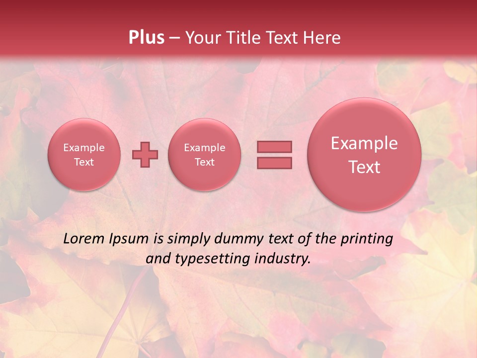 Nature October Old PowerPoint Template