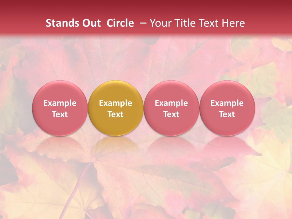 Nature October Old PowerPoint Template