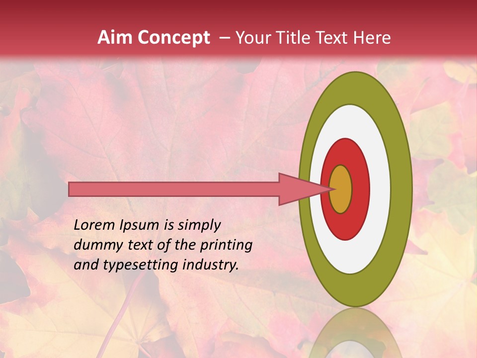 Nature October Old PowerPoint Template