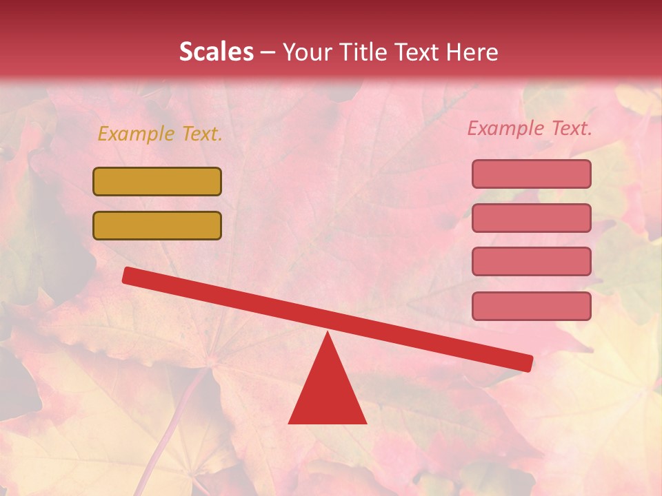 Nature October Old PowerPoint Template