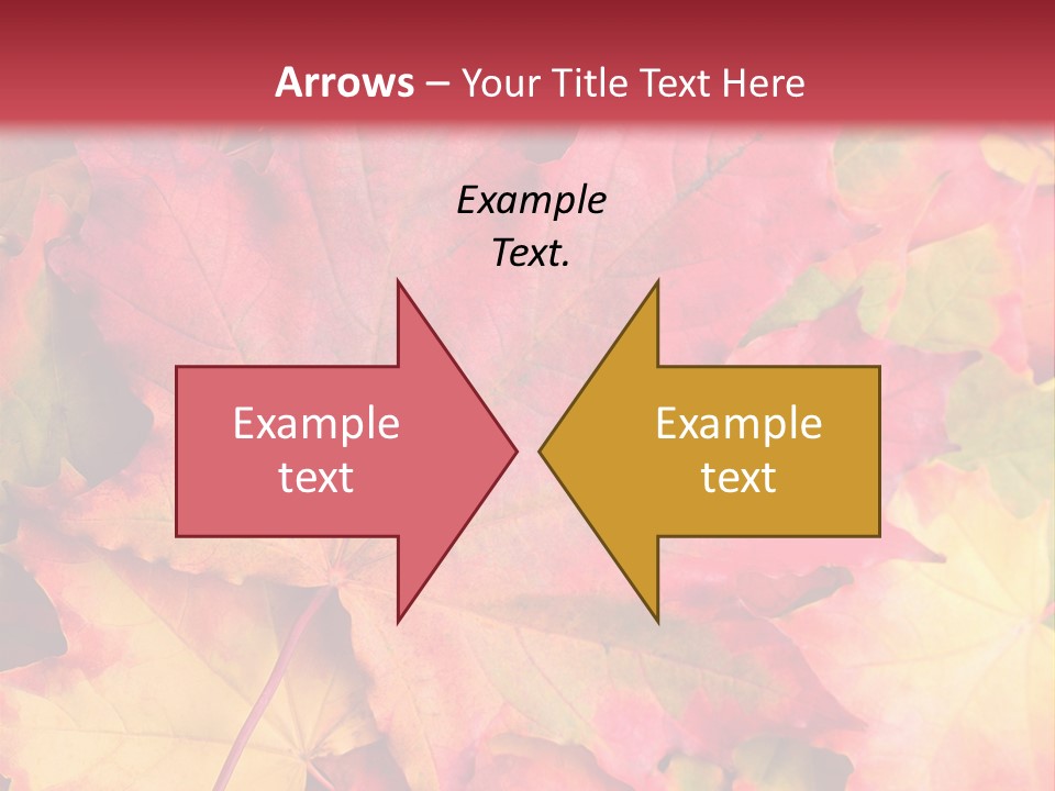 Nature October Old PowerPoint Template