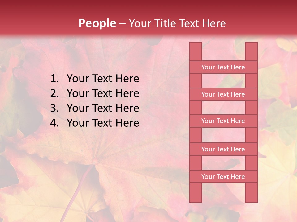 Nature October Old PowerPoint Template