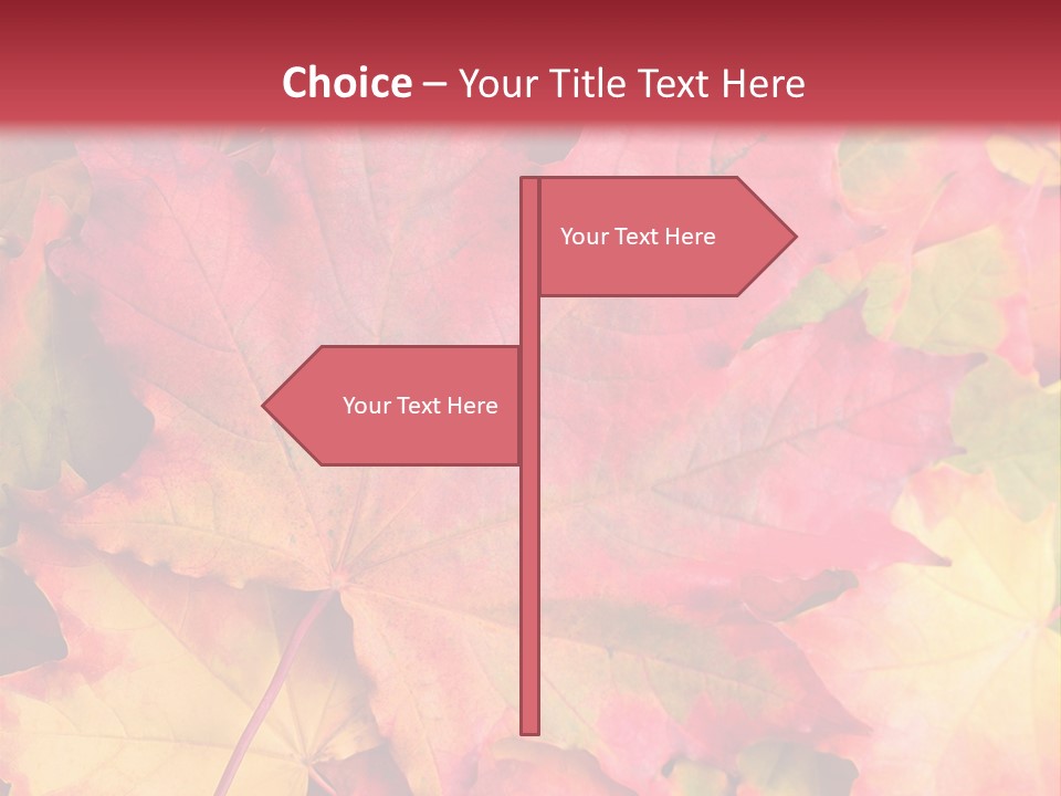 Nature October Old PowerPoint Template