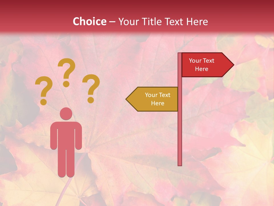 Nature October Old PowerPoint Template