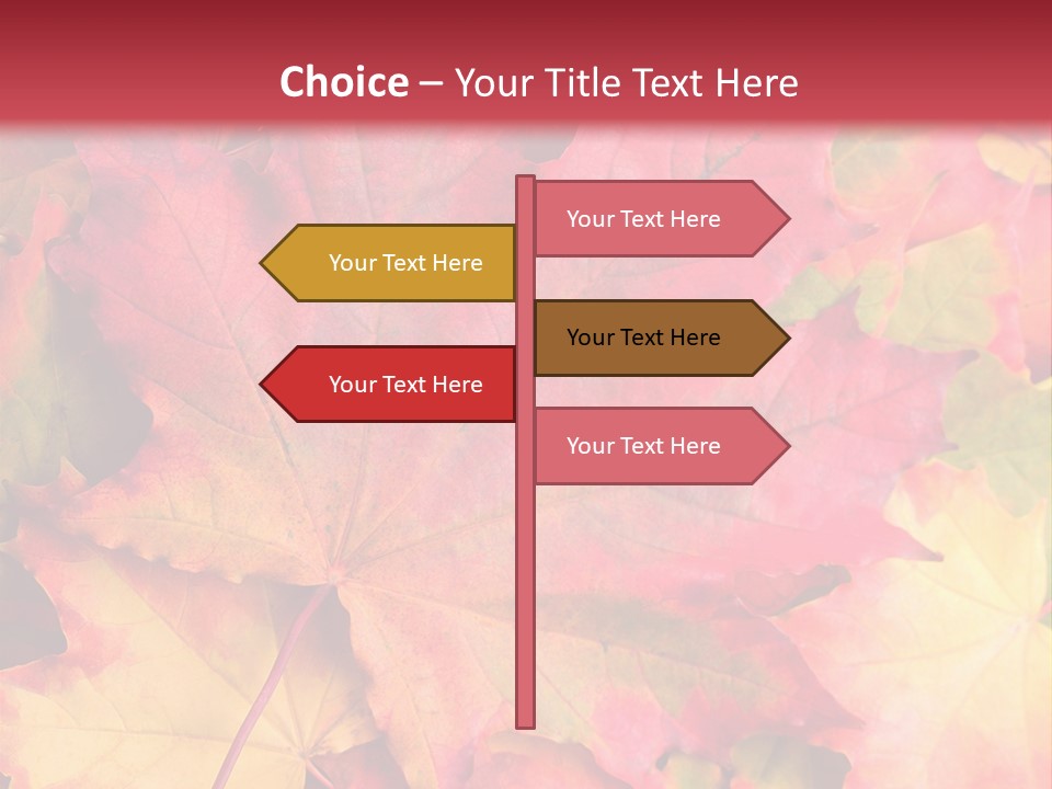 Nature October Old PowerPoint Template