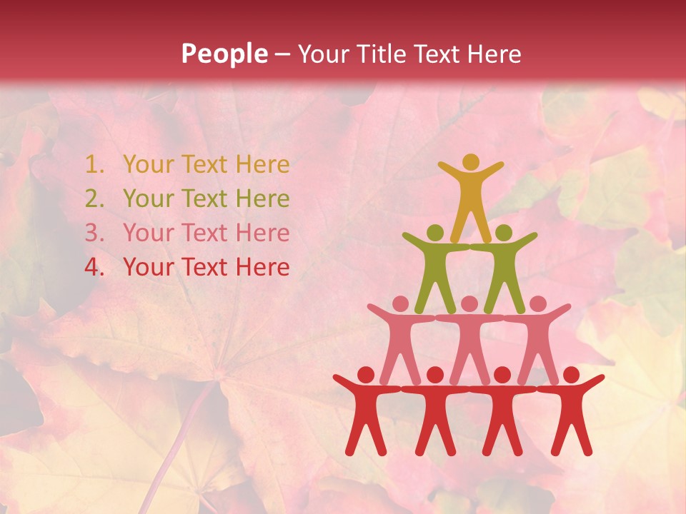 Nature October Old PowerPoint Template