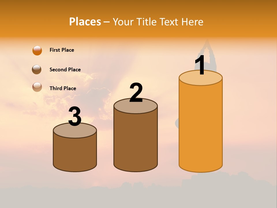 Silence Wave Sea PowerPoint Template