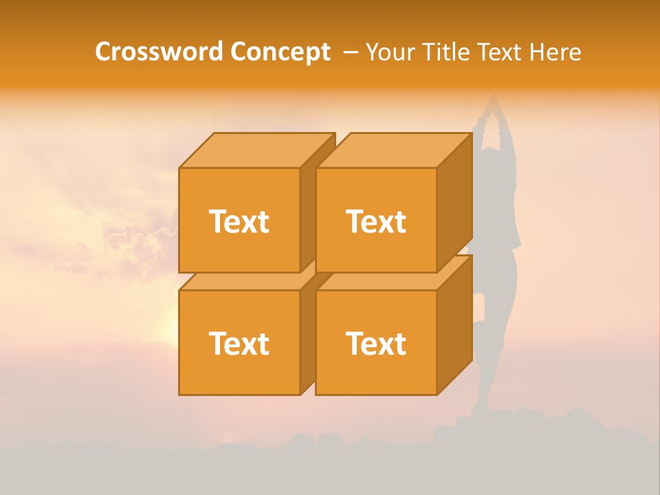Silence Wave Sea PowerPoint Template