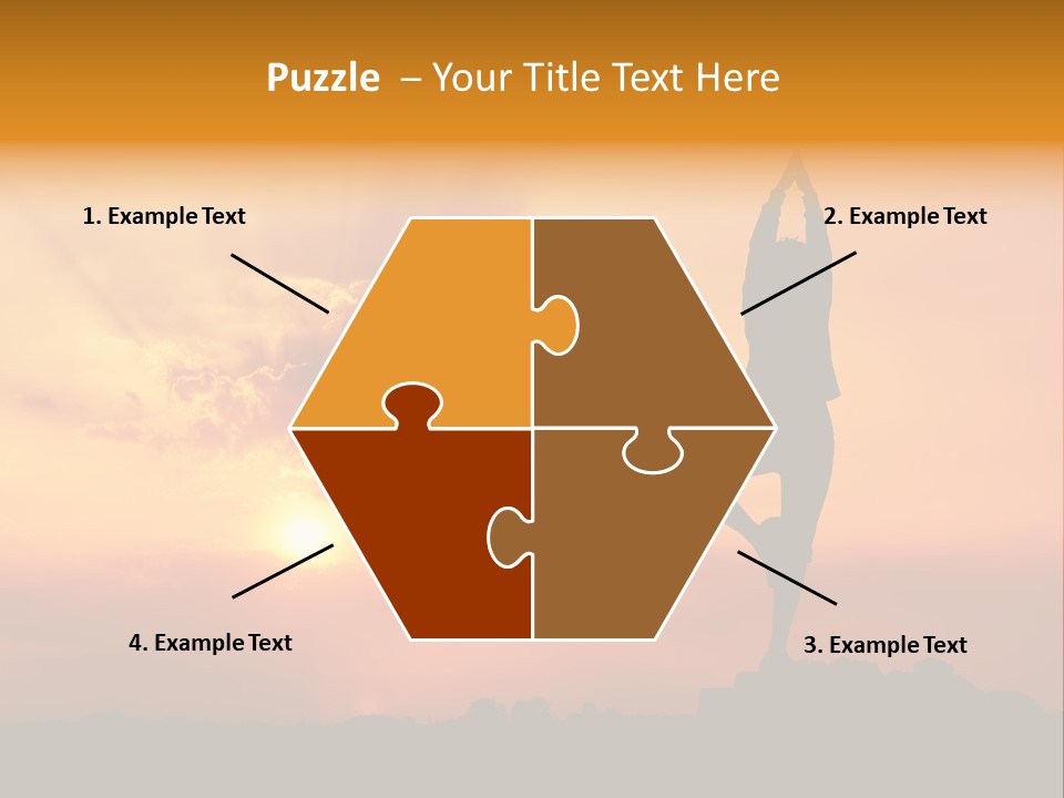 Silence Wave Sea PowerPoint Template