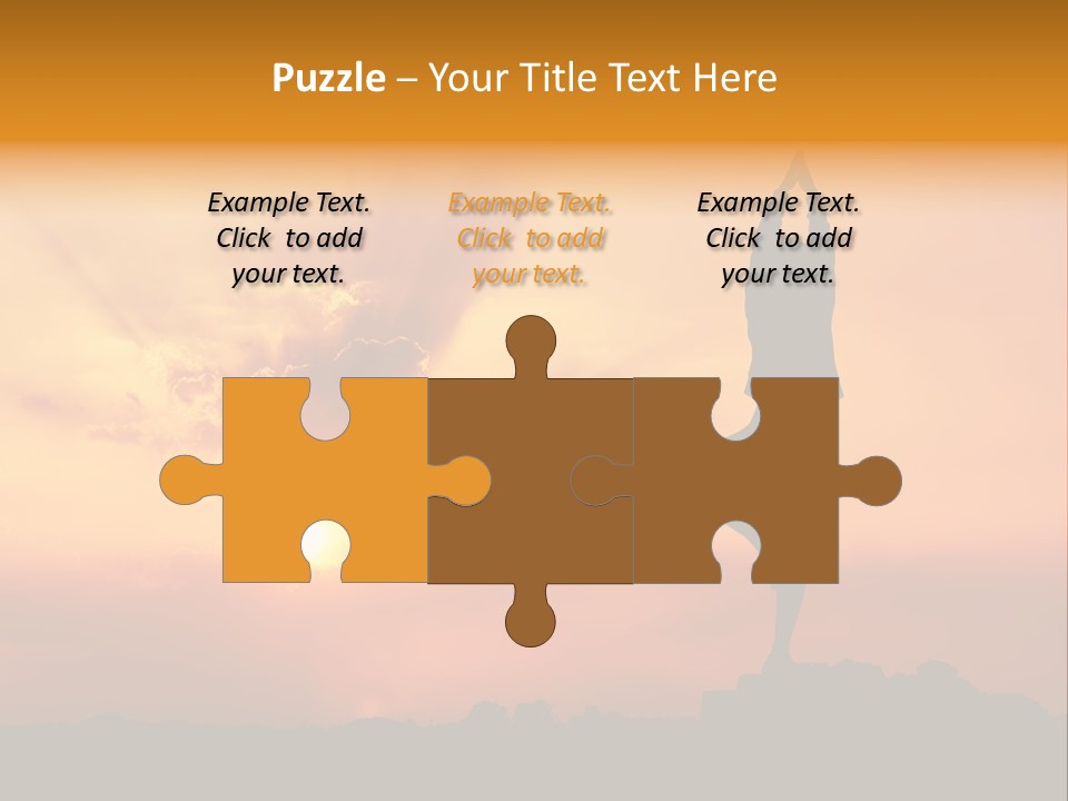 Silence Wave Sea PowerPoint Template