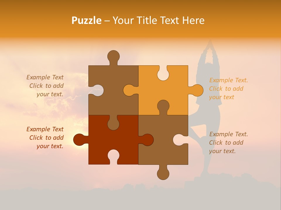 Silence Wave Sea PowerPoint Template