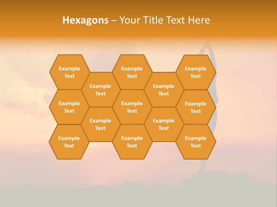 Silence Wave Sea PowerPoint Template