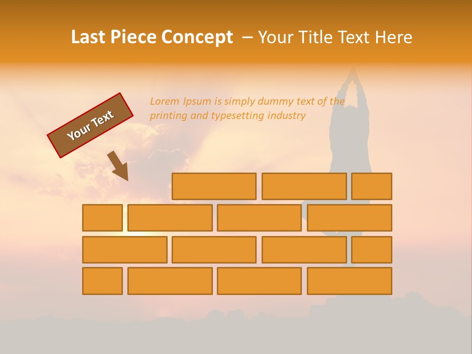 Silence Wave Sea PowerPoint Template