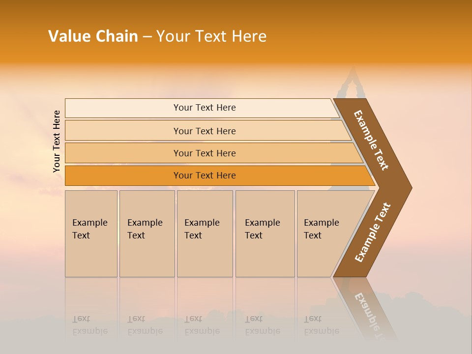 Silence Wave Sea PowerPoint Template