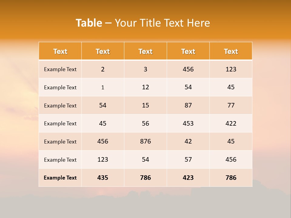 Silence Wave Sea PowerPoint Template