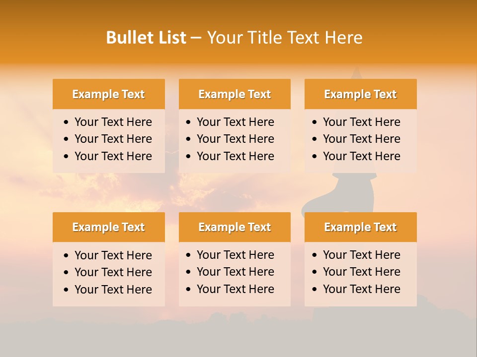 Silence Wave Sea PowerPoint Template