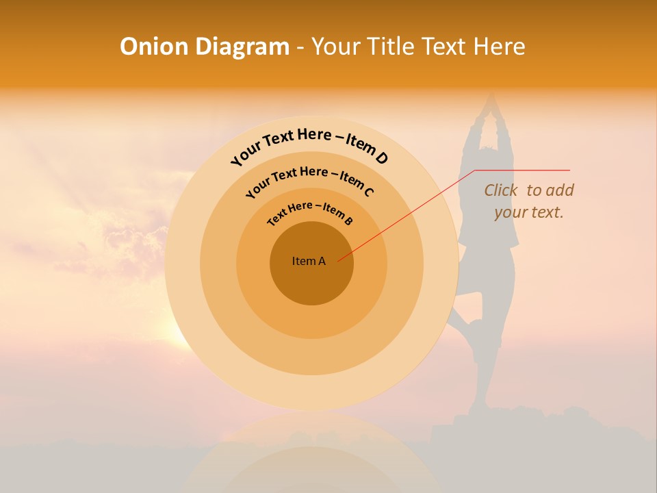 Silence Wave Sea PowerPoint Template