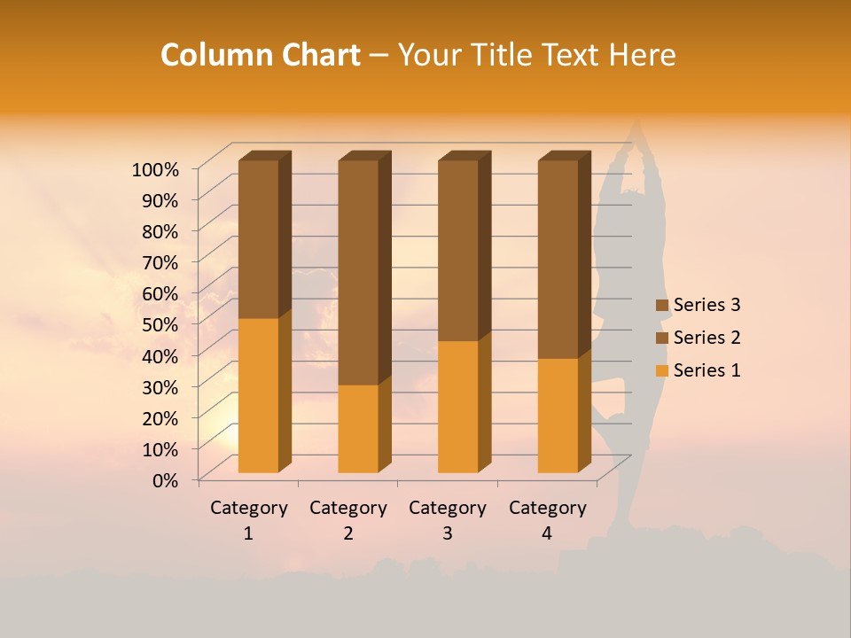 Silence Wave Sea PowerPoint Template