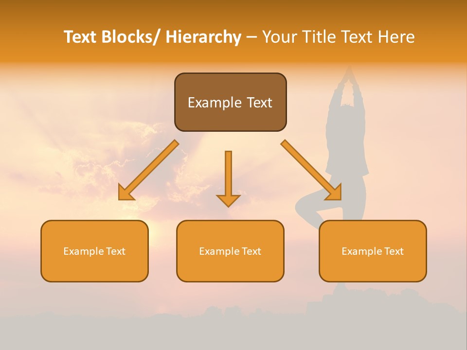 Silence Wave Sea PowerPoint Template