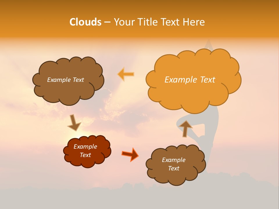 Silence Wave Sea PowerPoint Template