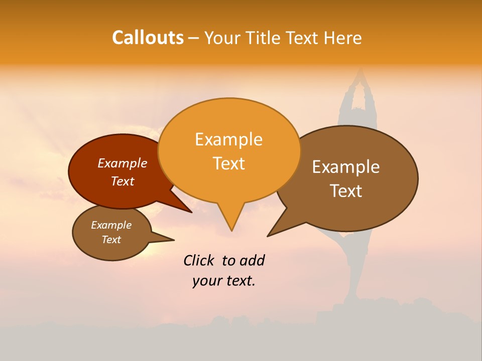 Silence Wave Sea PowerPoint Template