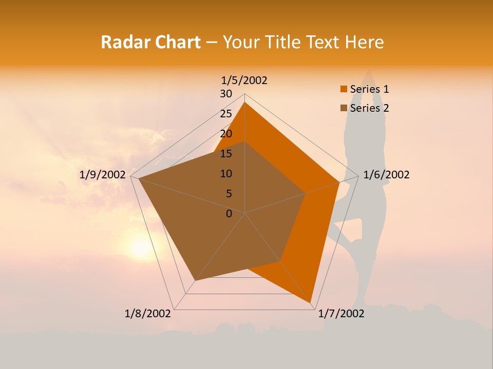 Silence Wave Sea PowerPoint Template