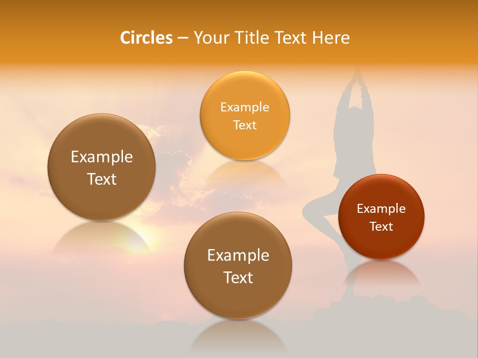 Silence Wave Sea PowerPoint Template