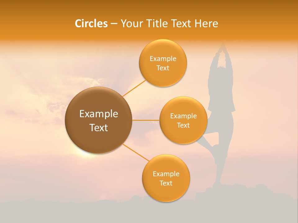 Silence Wave Sea PowerPoint Template