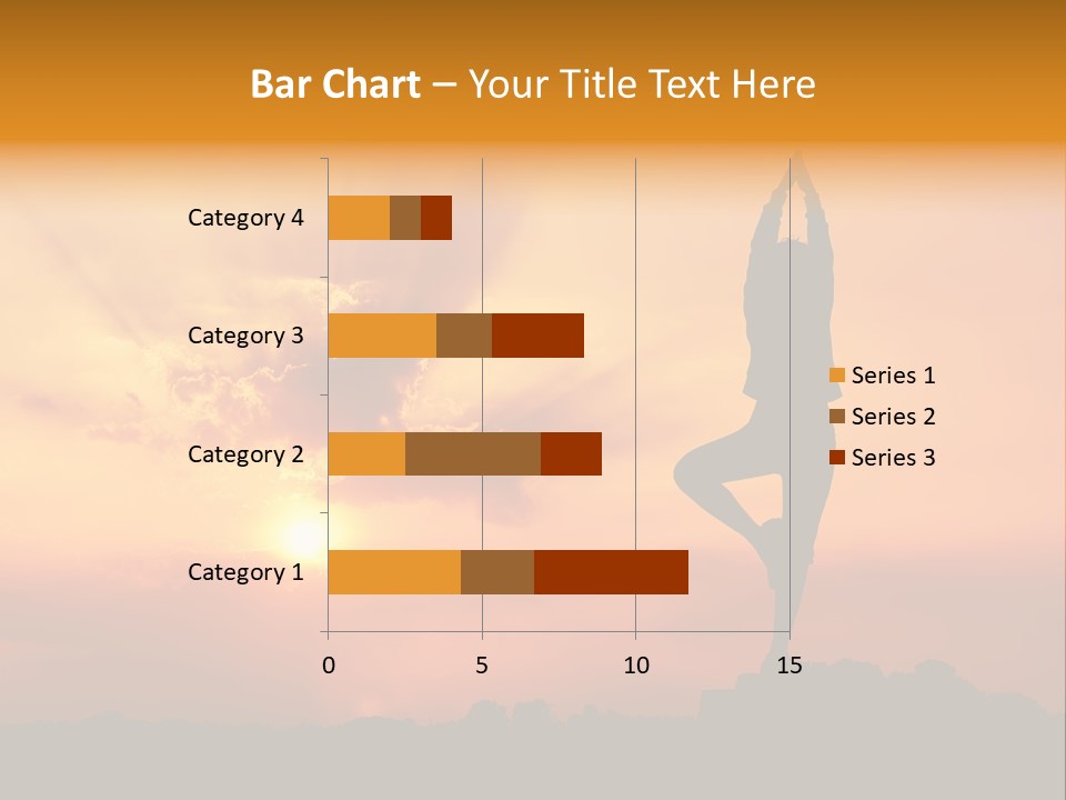 Silence Wave Sea PowerPoint Template