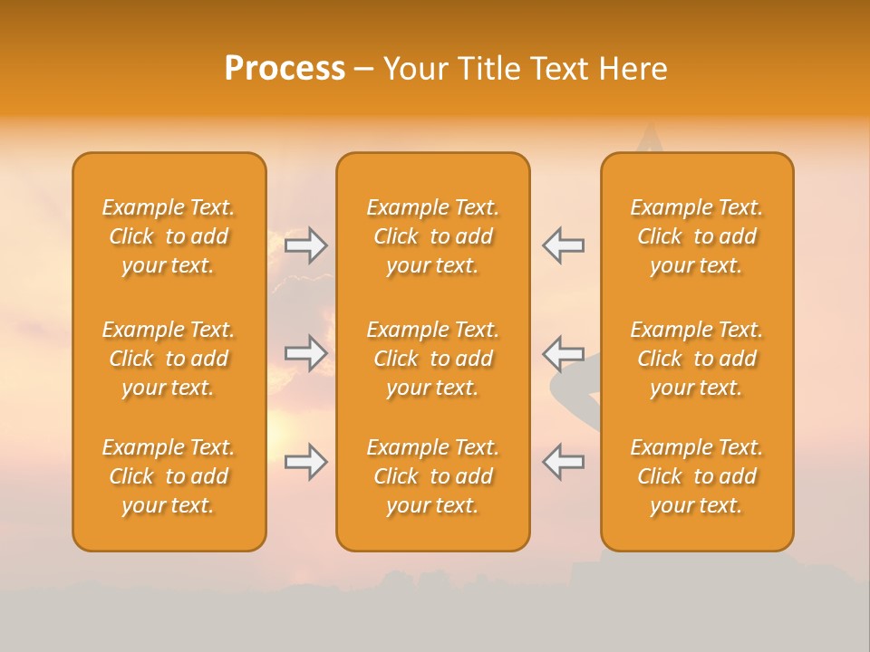 Silence Wave Sea PowerPoint Template