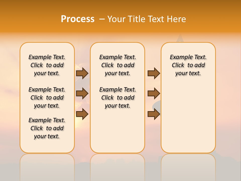 Silence Wave Sea PowerPoint Template