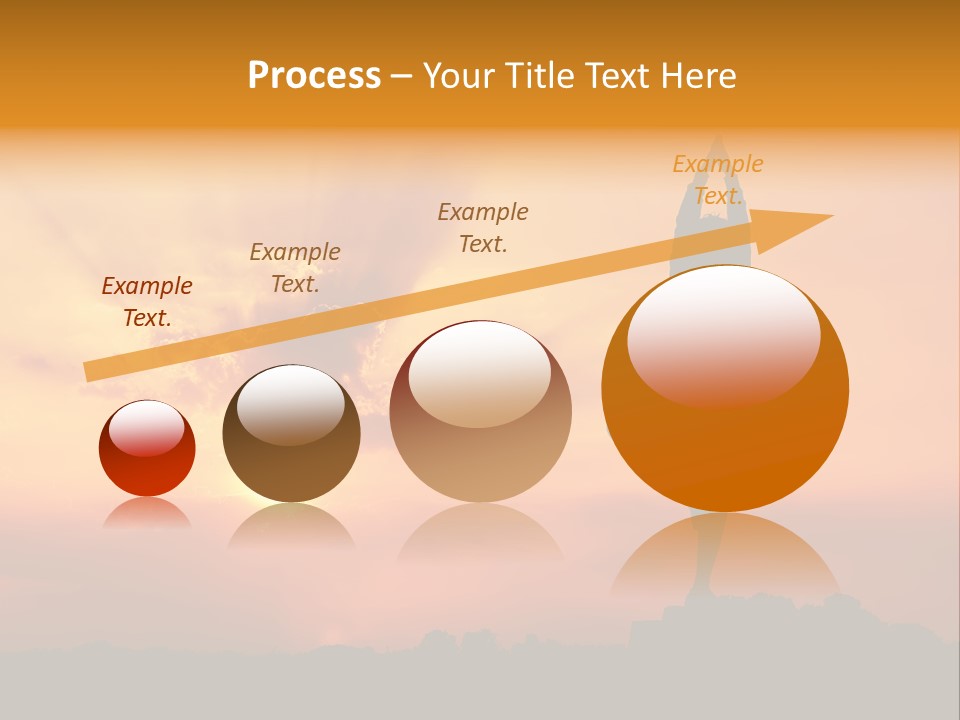 Silence Wave Sea PowerPoint Template