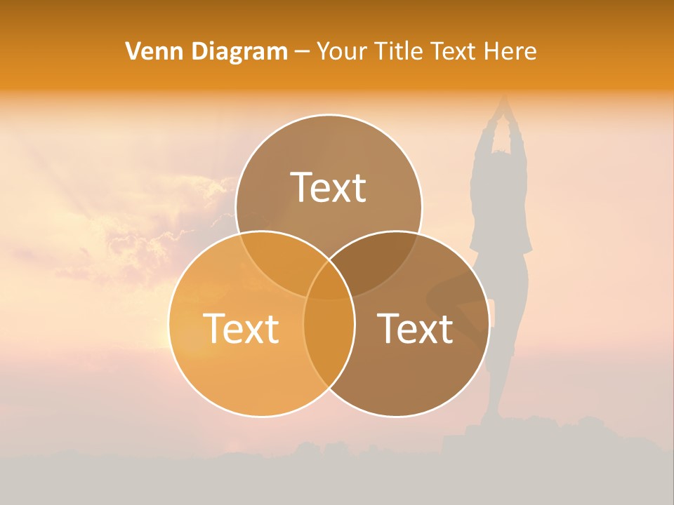 Silence Wave Sea PowerPoint Template