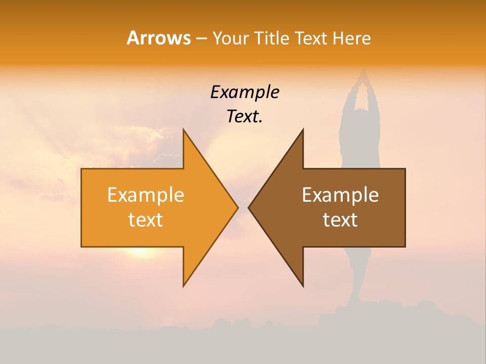 Silence Wave Sea PowerPoint Template