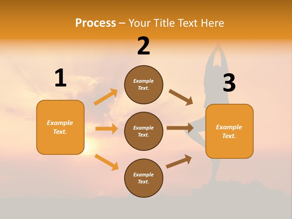 Silence Wave Sea PowerPoint Template