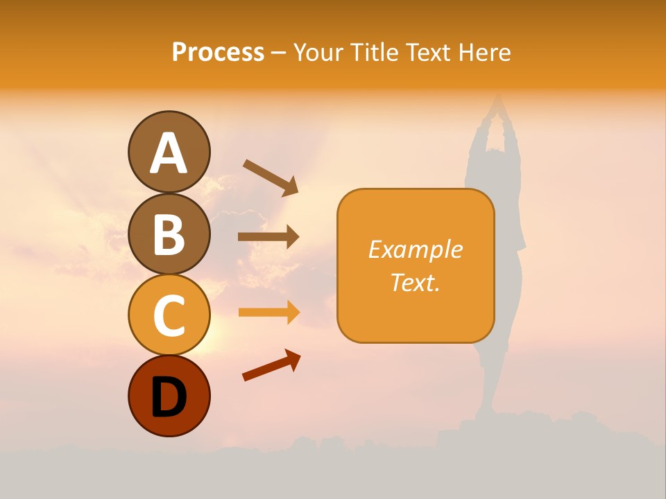 Silence Wave Sea PowerPoint Template