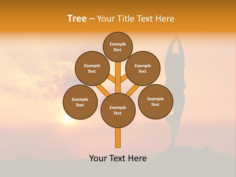 Silence Wave Sea PowerPoint Template