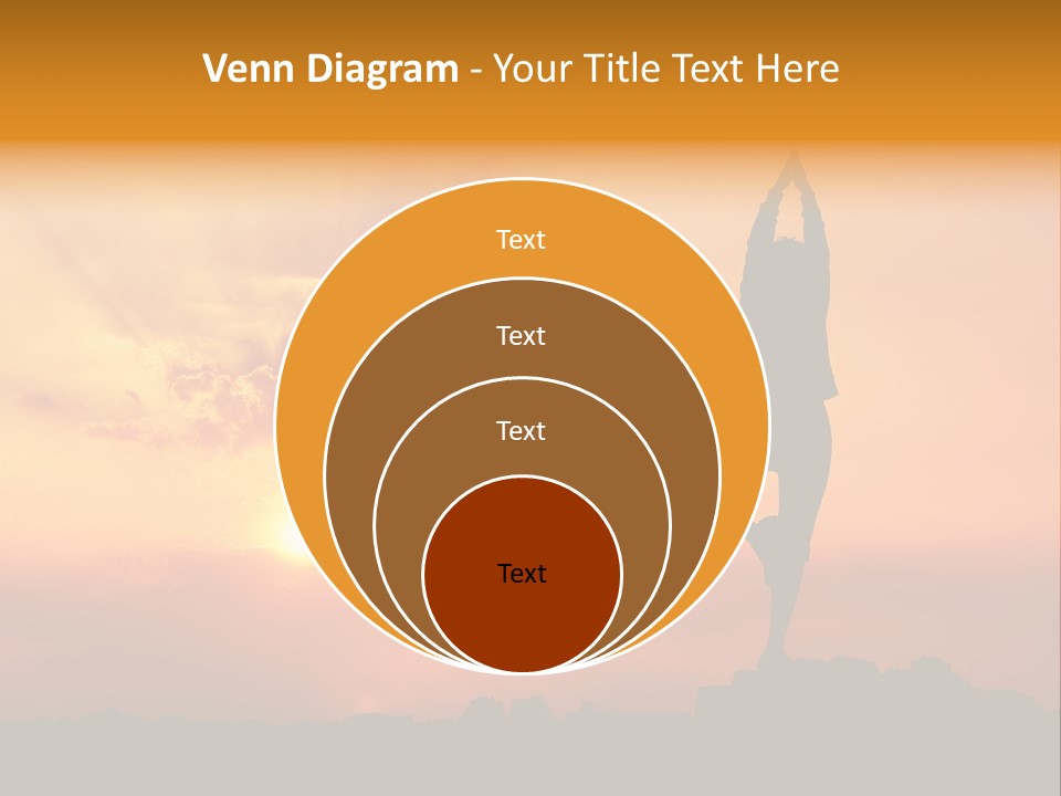 Silence Wave Sea PowerPoint Template