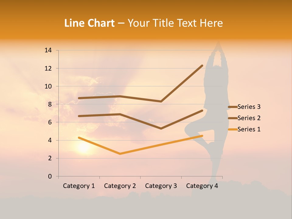 Silence Wave Sea PowerPoint Template