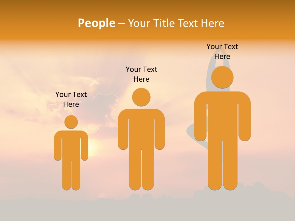 Silence Wave Sea PowerPoint Template