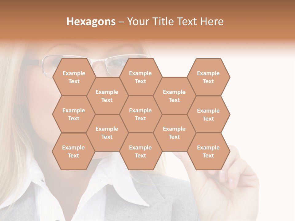 Pen Confidence Brown PowerPoint Template