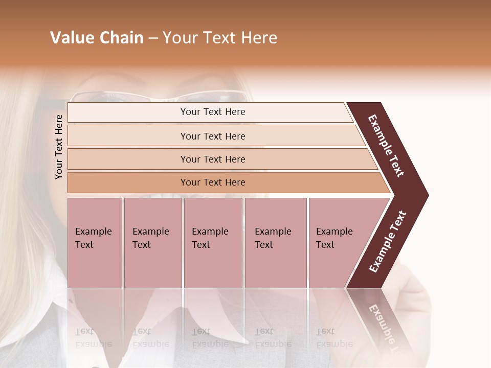Pen Confidence Brown PowerPoint Template