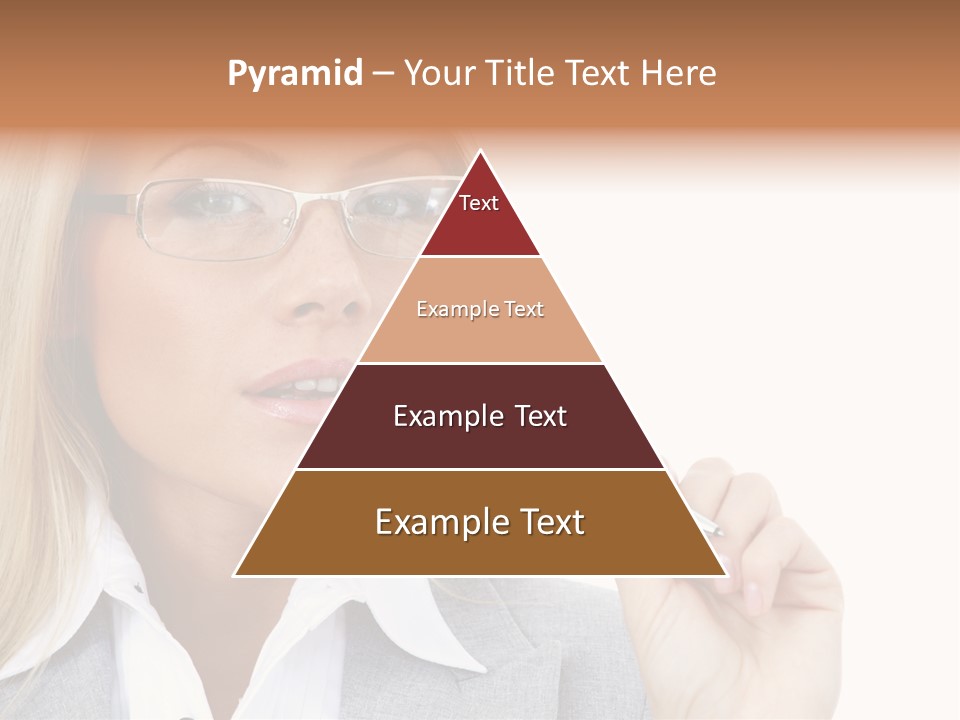Pen Confidence Brown PowerPoint Template