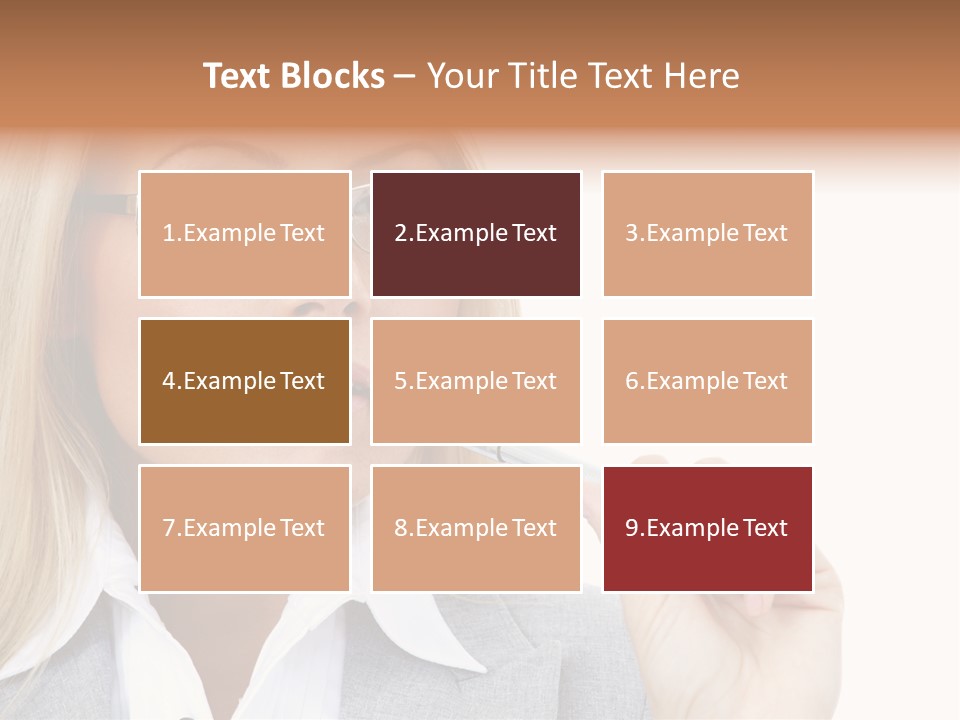 Pen Confidence Brown PowerPoint Template