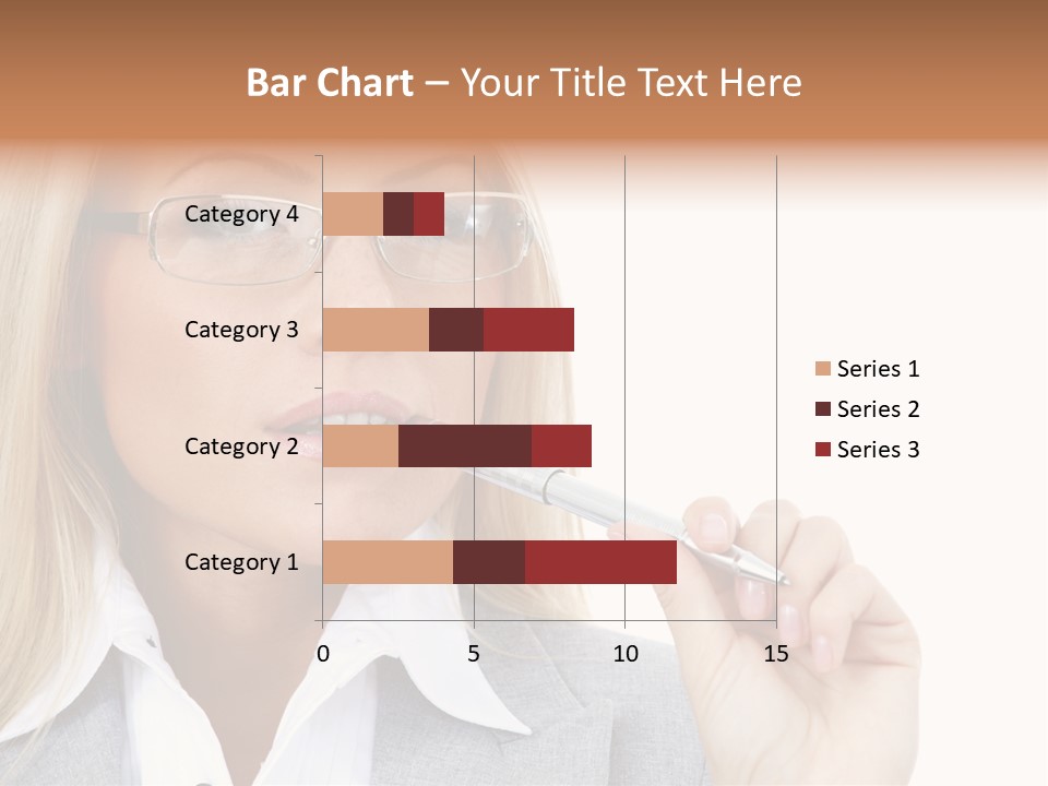 Pen Confidence Brown PowerPoint Template