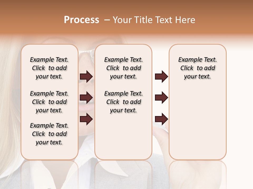 Pen Confidence Brown PowerPoint Template