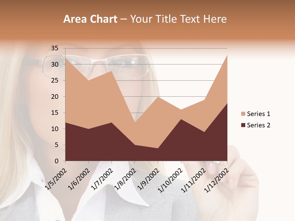 Pen Confidence Brown PowerPoint Template