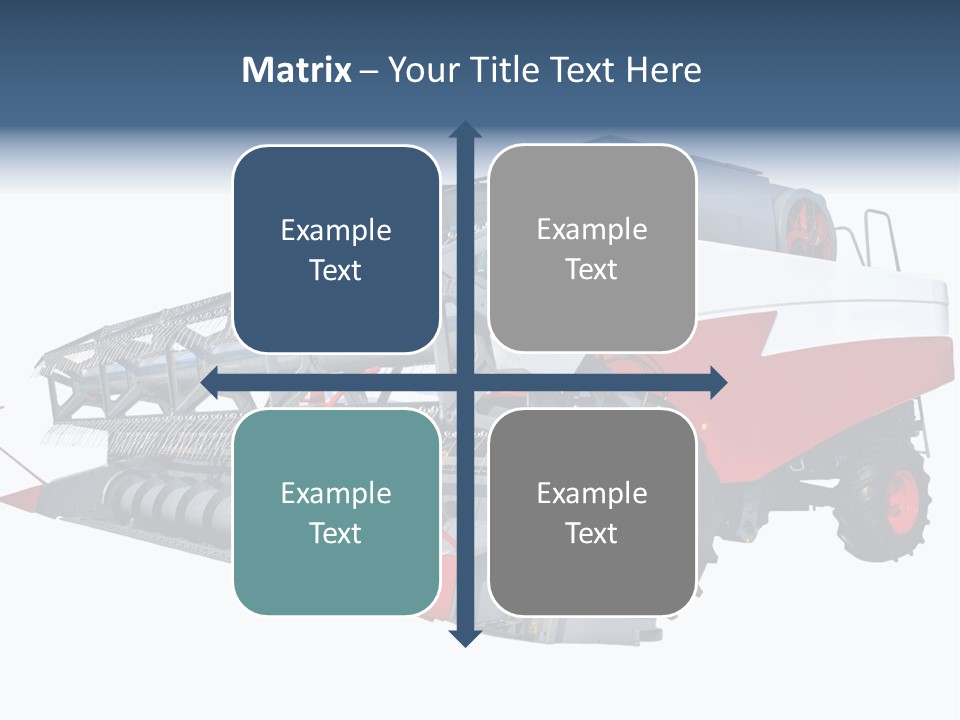 Farming Modern Thresher PowerPoint Template